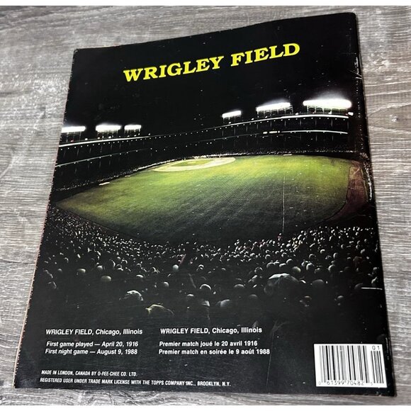 O-Pee-Chee MLB Baseball Sticker Yearbook 1989 Album Book Paperback - Picture 7 of 7